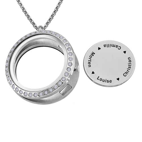 Familietræsmedaljon med Månedsten - Billede 2