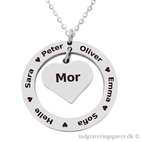 halskæde med gravering, halskæde med indgravering, smykker med gravering, smykker med indgravering, navnehalskæde, halskæde med navn